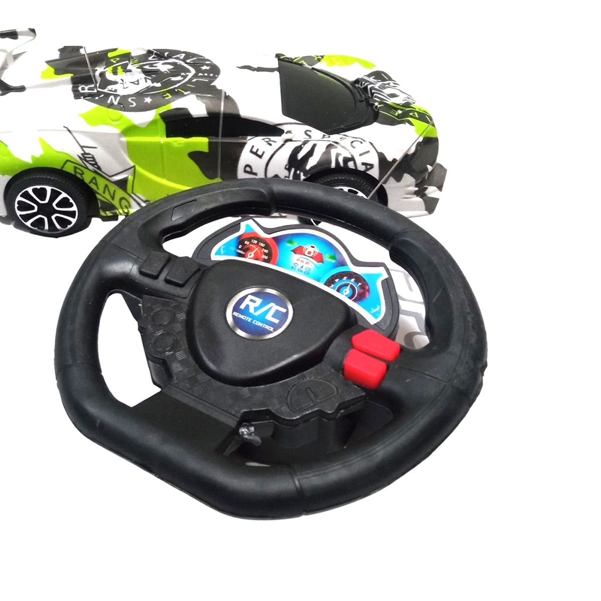 GENERICO - Carrito a control remoto coche de juguete Verde