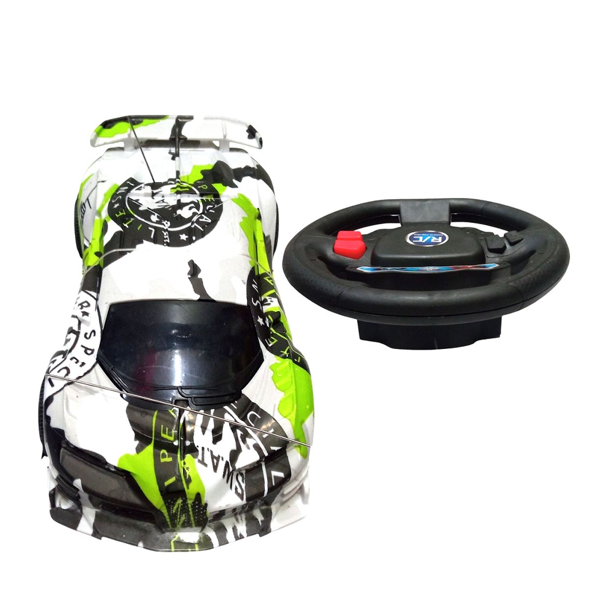 GENERICO - Carrito a control remoto coche de juguete Verde