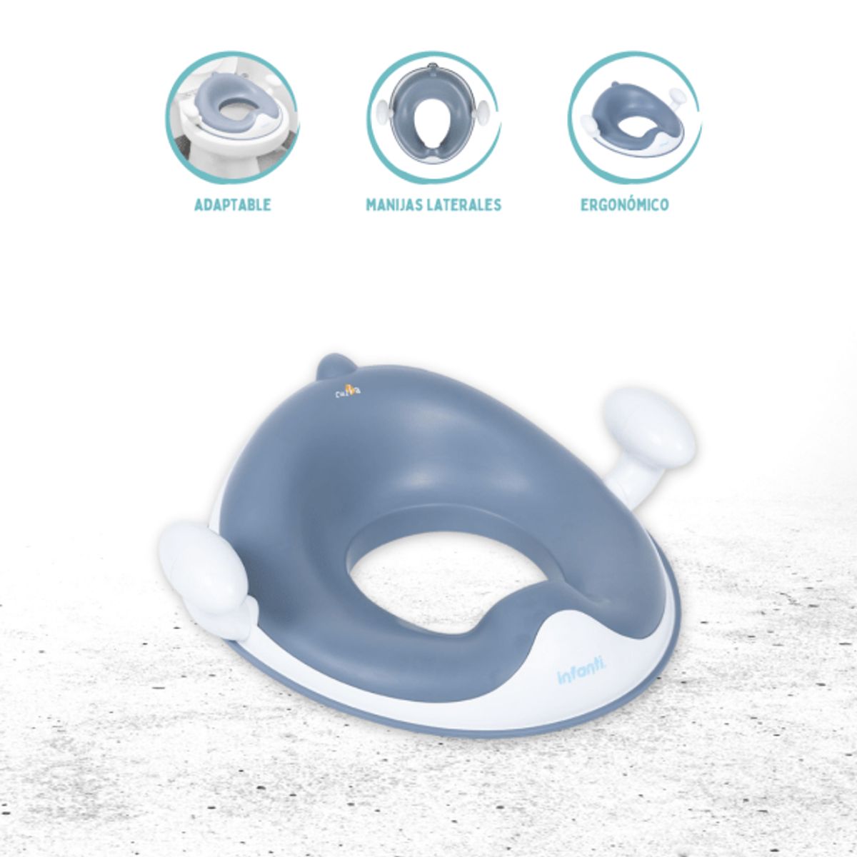 INFANTI - Adaptador de Baño INFANTI «TOYLET» Light Blue