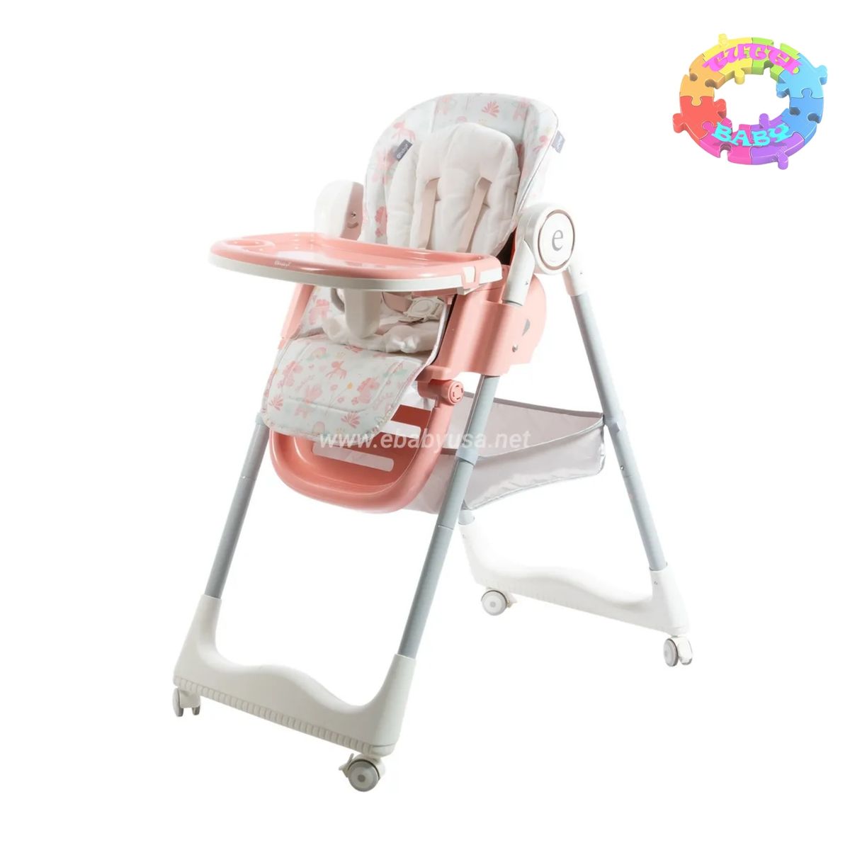 EBABY - SILLA DE COMER ROXY PLEGABLE EXTRA ACOLCHADO - MELON