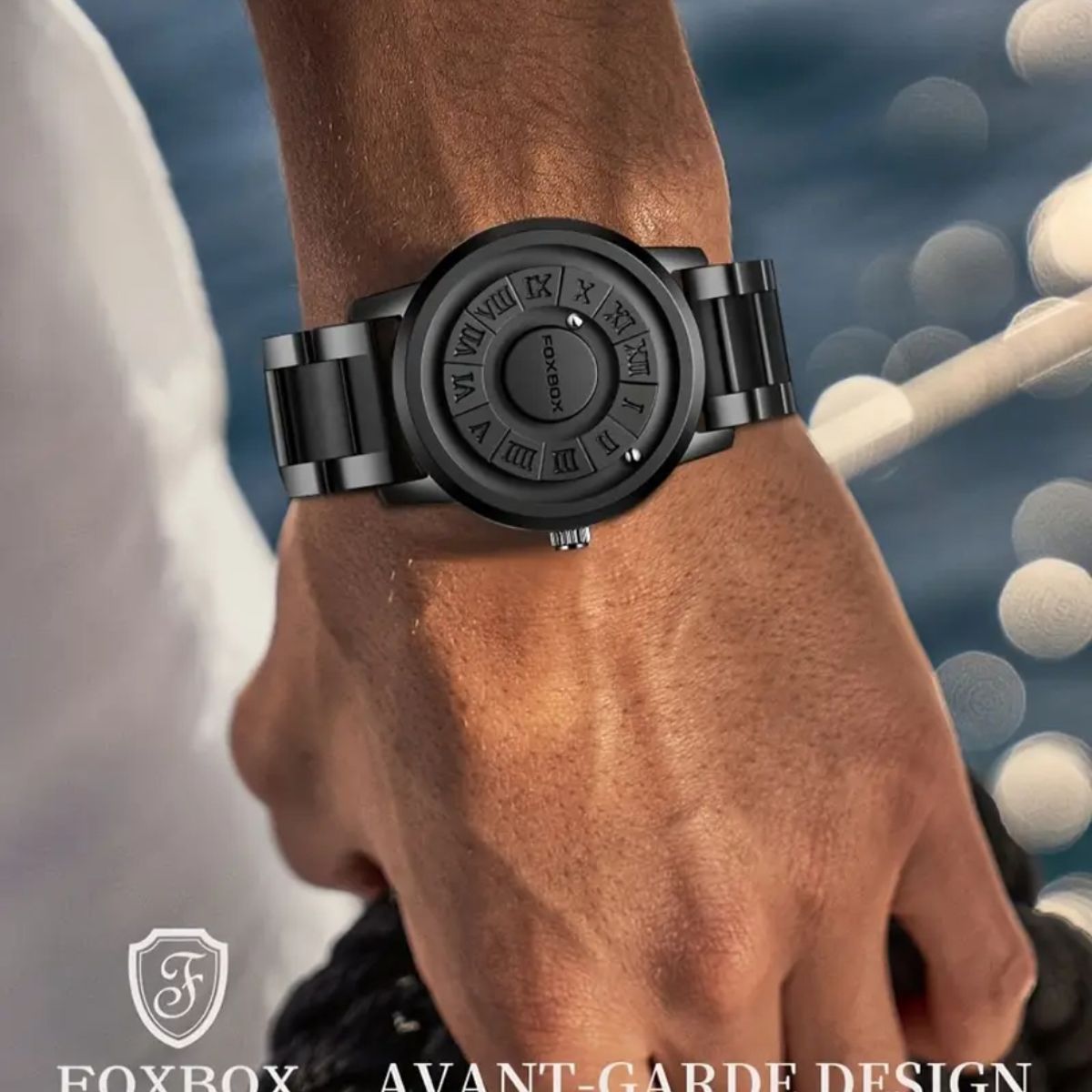 GENERICO - RELOJ MAGNETICO CON CORREA DE ACERO INOXIDABLE