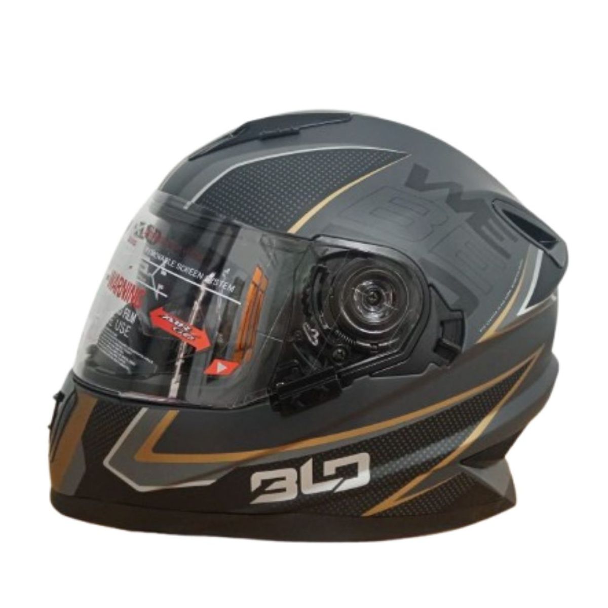 GENERICO - Casco de Moto certificado WEBE Homologado Talla L