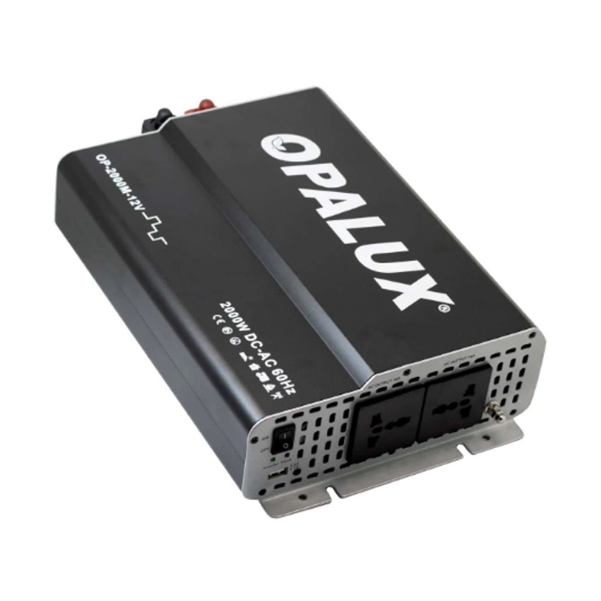 OPALUX - Inversor de Voltaje de Onda Modificada 2000W 12V OP-2000M-12V OPALUX