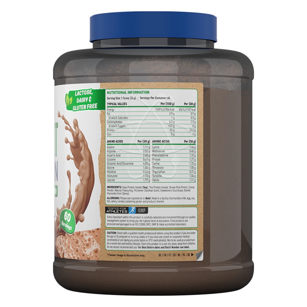 APPLIED NUTRITION - PLANT PROTEIN 1800g CHOCOLATE - PROTEÍNA VEGANA