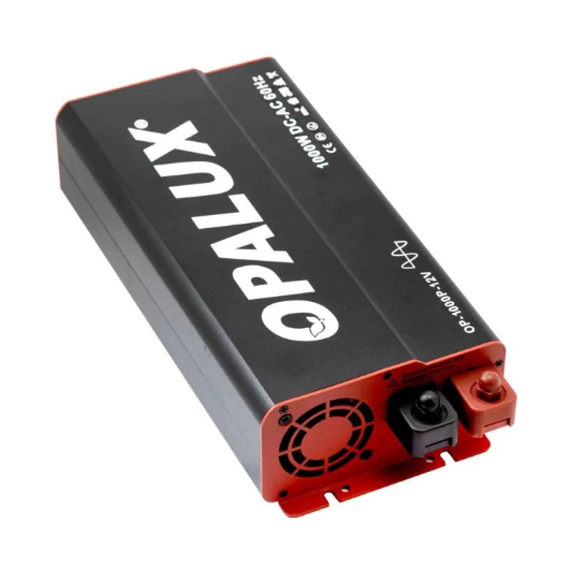 OPALUX - Inversor de Voltaje de Onda Pura 1000W 12V OP-1000P-12V OPALUX