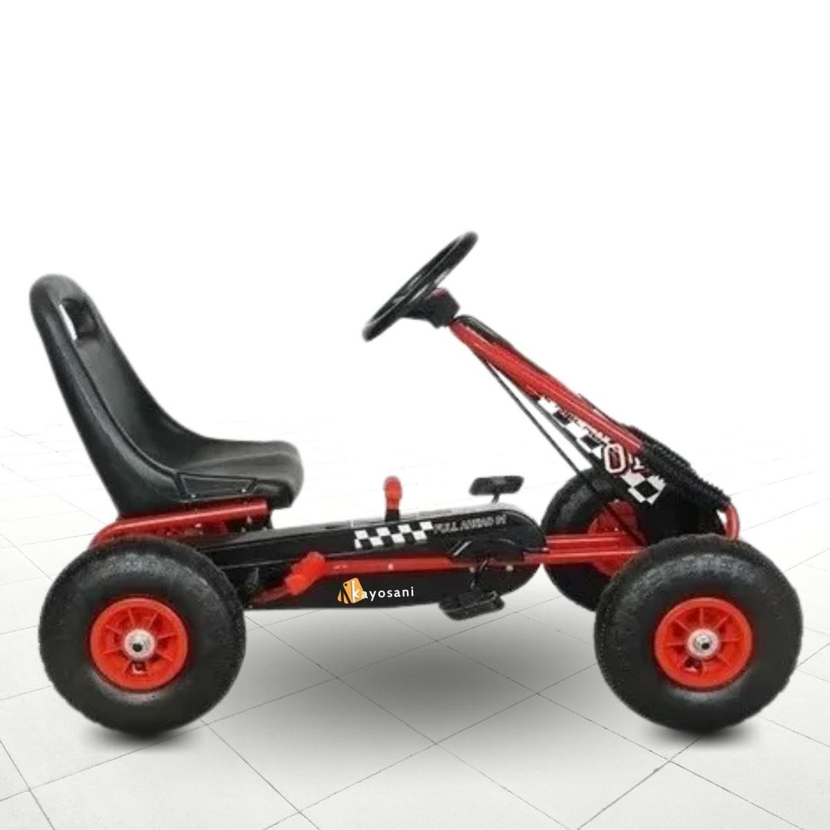 GENERICO - Carro a Pedal GO KART »FULL» RED
