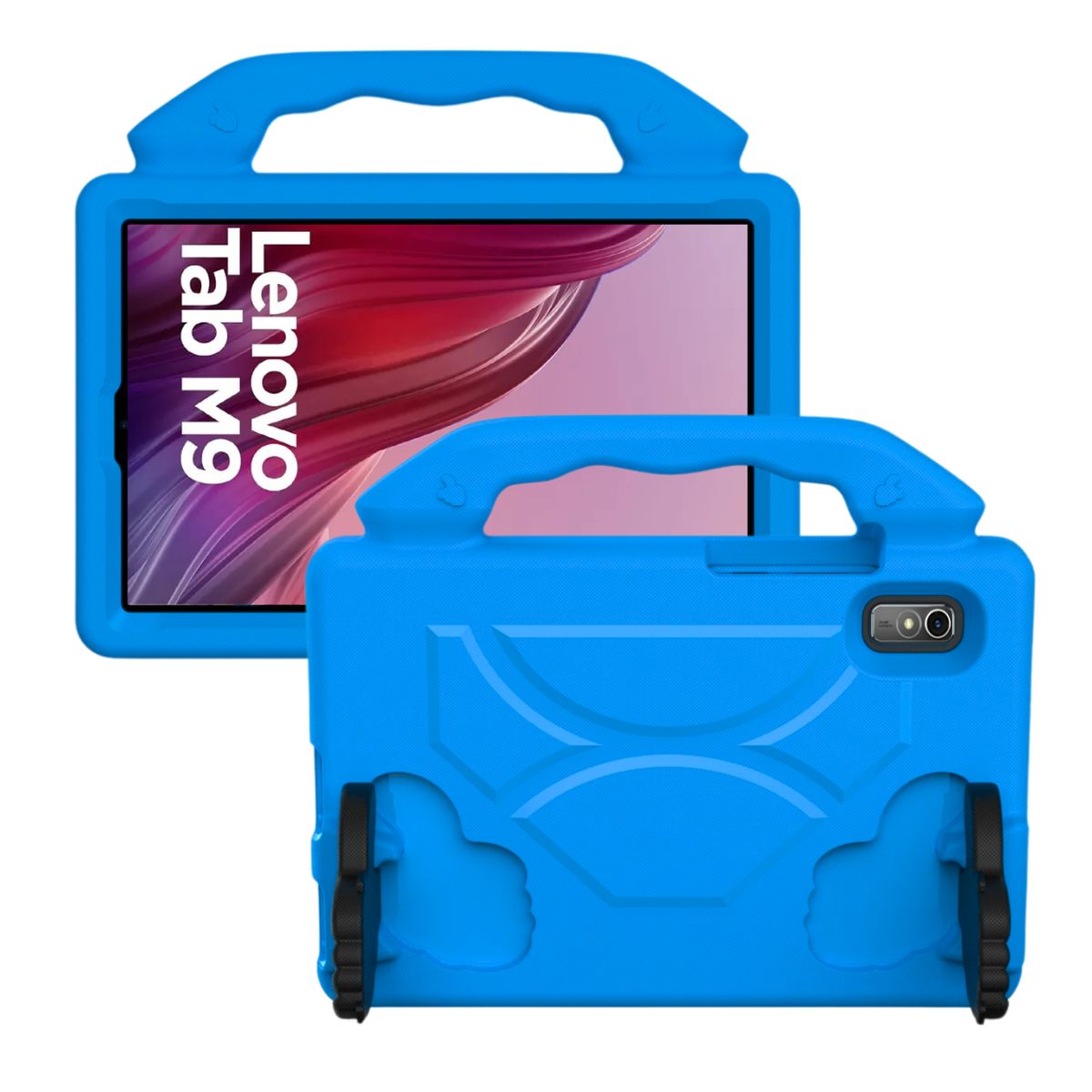 GENERICO - Funda Protector Goma Eva Antigolpe Para Lenovo M9 - CELESTE