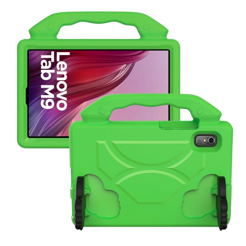 GENERICO - Funda Protector Goma Eva Antigolpe Para Lenovo M9 - VERDE