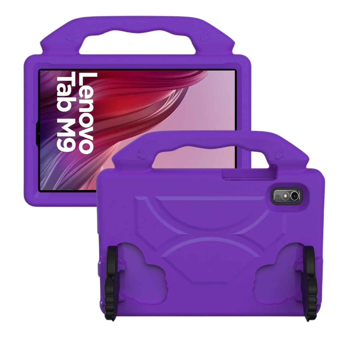 GENERICO - Funda Protector Goma Eva Antigolpe Para Lenovo M9 - MORADO