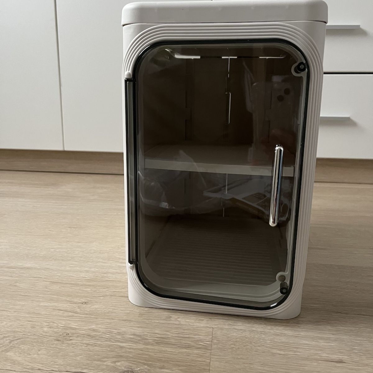 GENERICO - Estante Angosto 3 Niveles con Divisiones Removibles Plegable Blanco/gris