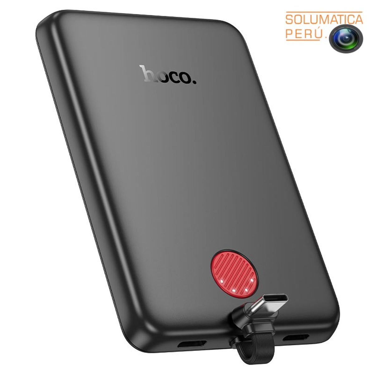 HOCO - Cargador Bateria Portatil - 20W 10000mA Con Cable C - Magnetico Hoco