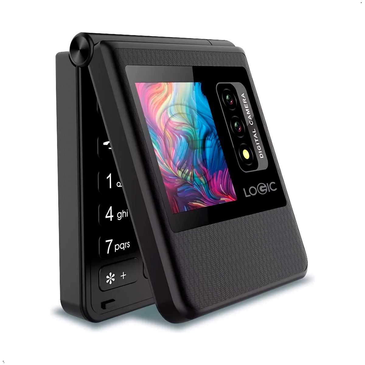 LOGIC - Celular Basico Plegable Logic Z1L 4g Dual Sim Liberado