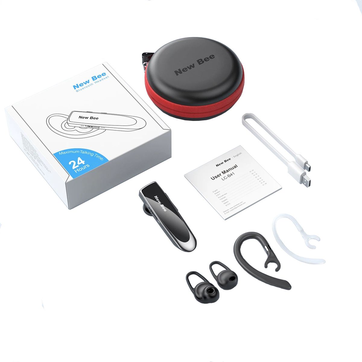 NEW BEE - Auriculares inalámbricos manos libres hands free new bee