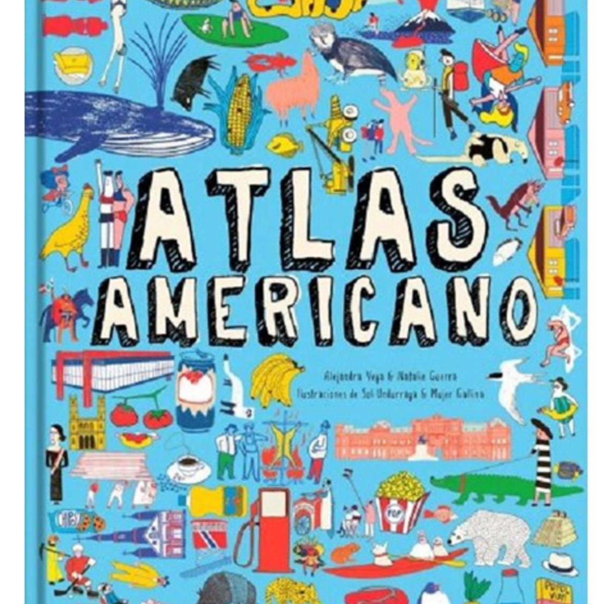 GENERICO - Libro infantil Atlas americano