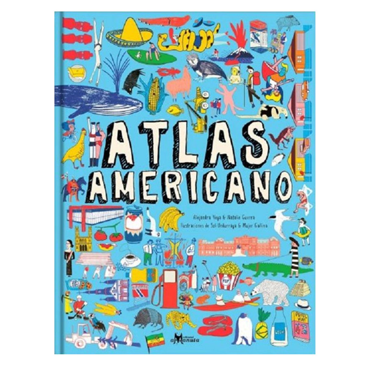 GENERICO - Libro infantil Atlas americano
