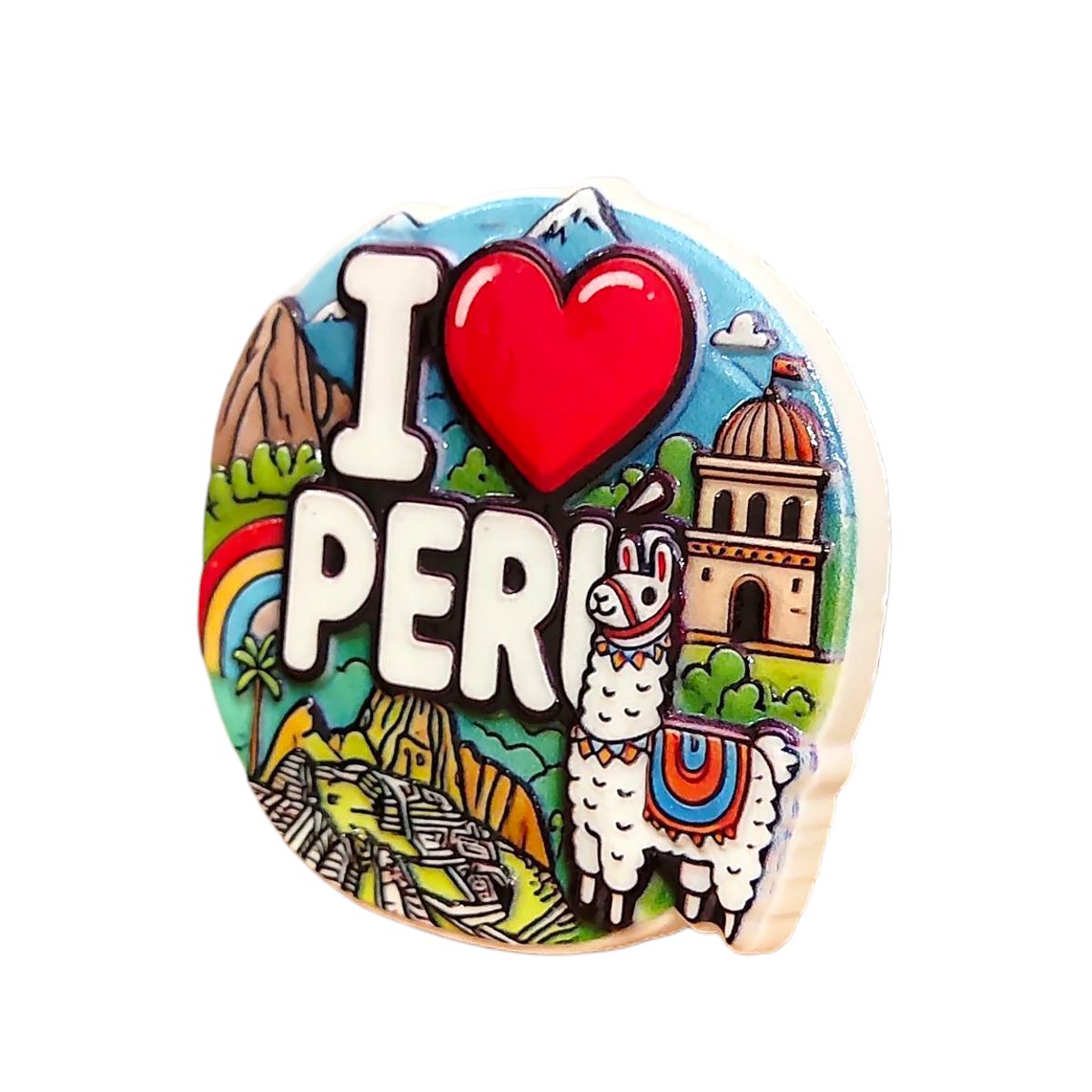 GENERICO - Recuerdo Souvenir Lima Peru - Imán Refrigerador - Present