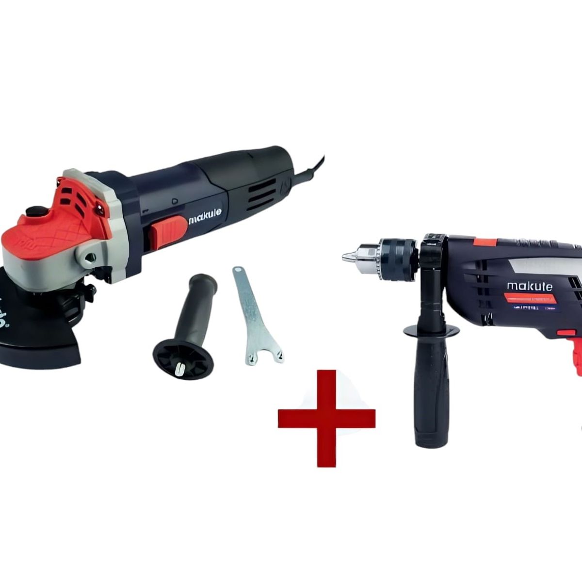 MAKUTE - Combo Amoladora Angular Makute 850W + Taladro Percutor 810W