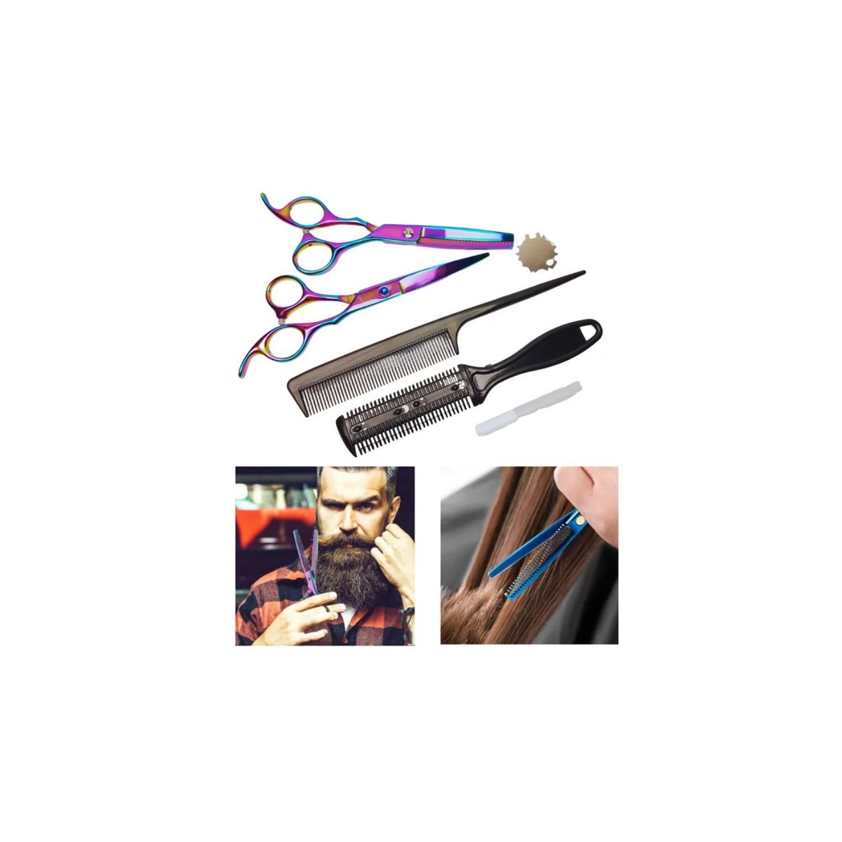 OEM - Tijeras Peluqueras Para Corte y Grafilado