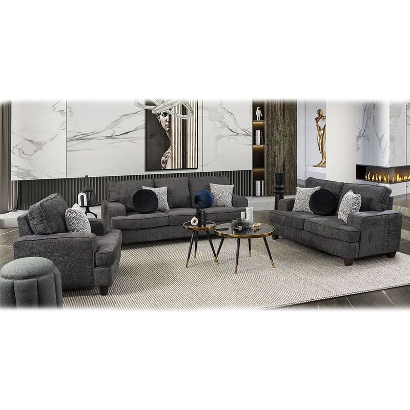 GENERICO - Sala Diamond 3-2-1 Gris Oscuro