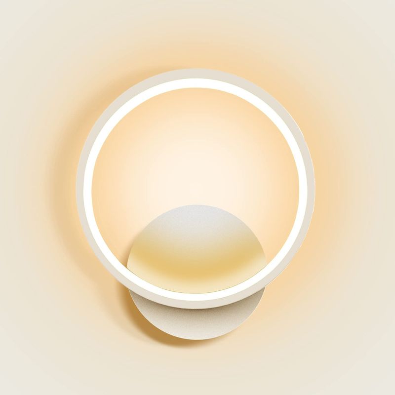 HOME NEAT - Led aplique pared 3 color lámpara de pared para habitacion - Blanco