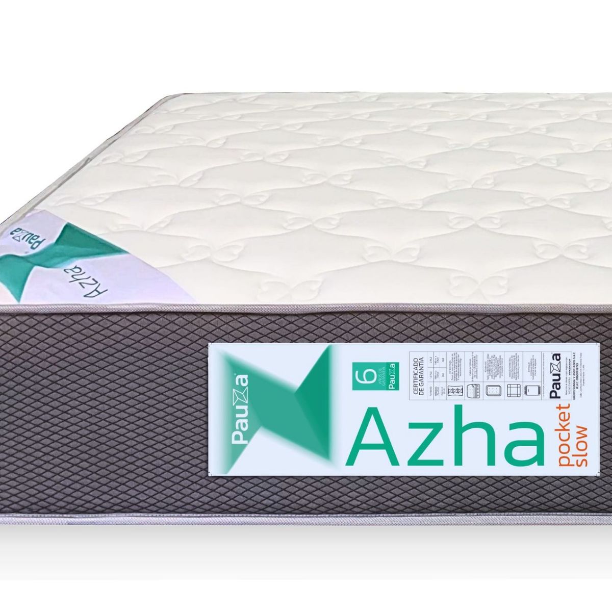 PAUZA - COLCHON PAUZA AZHA 1.5 PLZ POCKET SLOW
