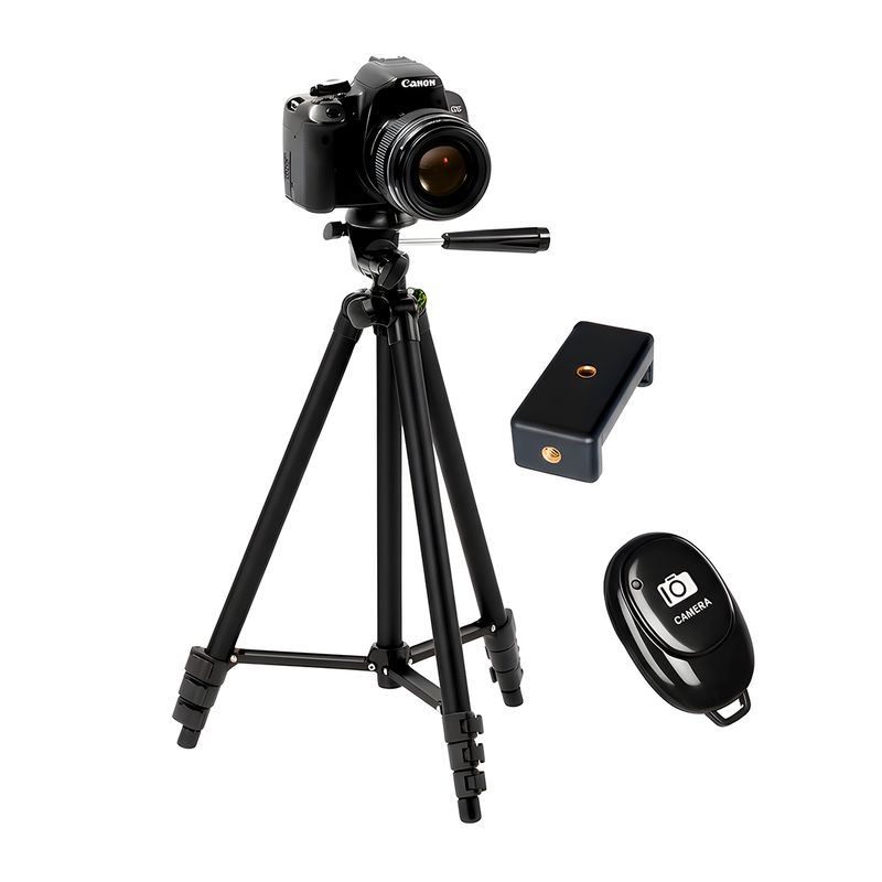 WEIFENG - Trípode Weifeng 1.25  con Adaptador a Celular + Disparador