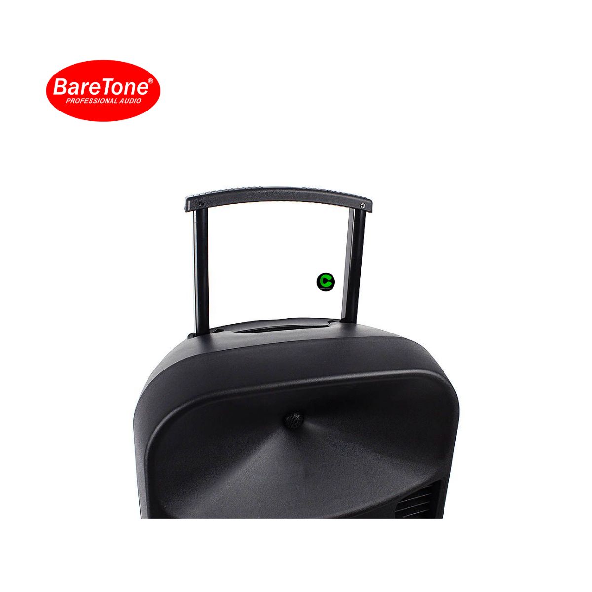 BARETONE - Parlante activo 15 BARETONE MAX-15MHWR 2UHF 1200W