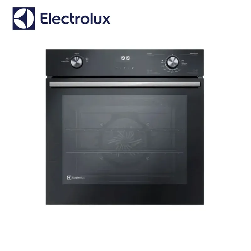 ELECTROLUX - Horno Convección Empotrable a Gas Electrolux 80L Negro OE8GH