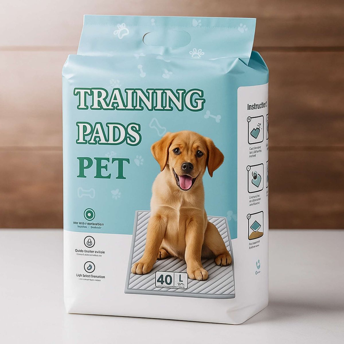 GENERICO - Training Pad - Pañal de Piso Talla L - 60 x 60 cm