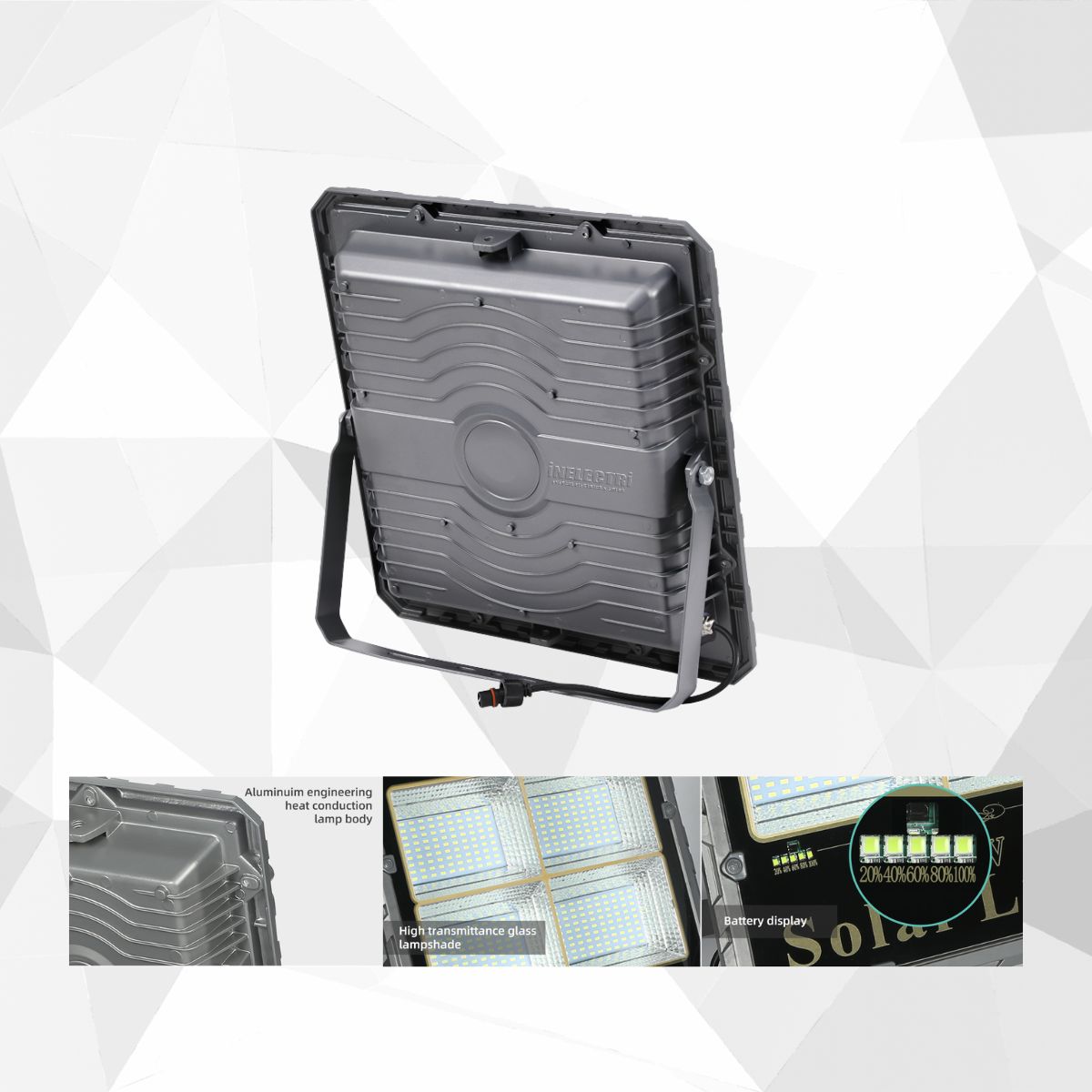 GENERICO - REFLECTOR SOLAR LED  200W