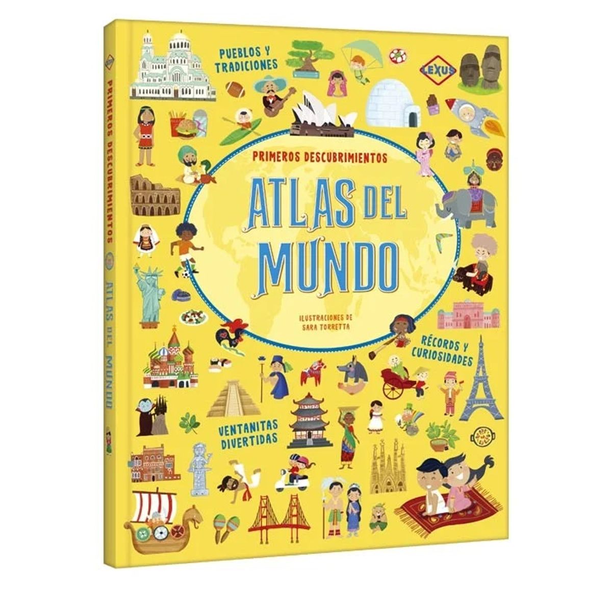 LEXUS - Primero Descubrimientos Atlas del Mundo - Libro Infantil