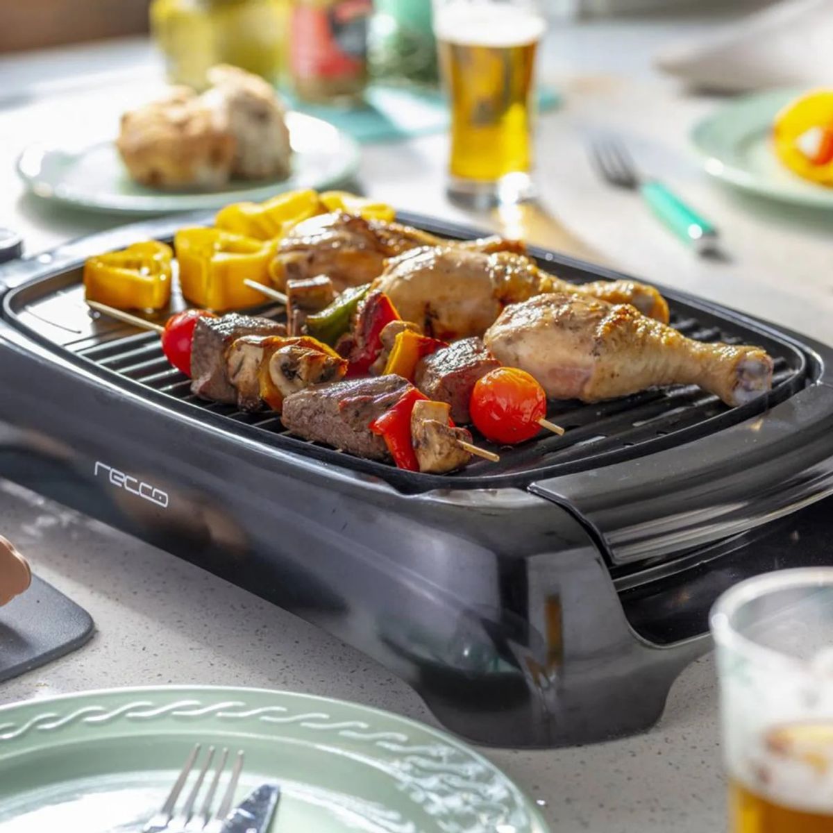 GENERICO - PARRILLA ELÉCTRICA RECCO RP-TG01