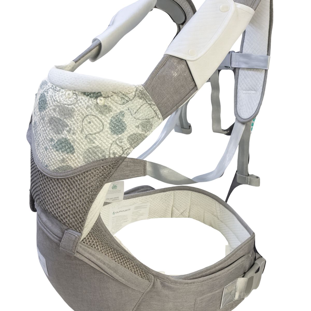 GENERICO - Canguro para Bebe Multifuncional 3 en 1 Gris