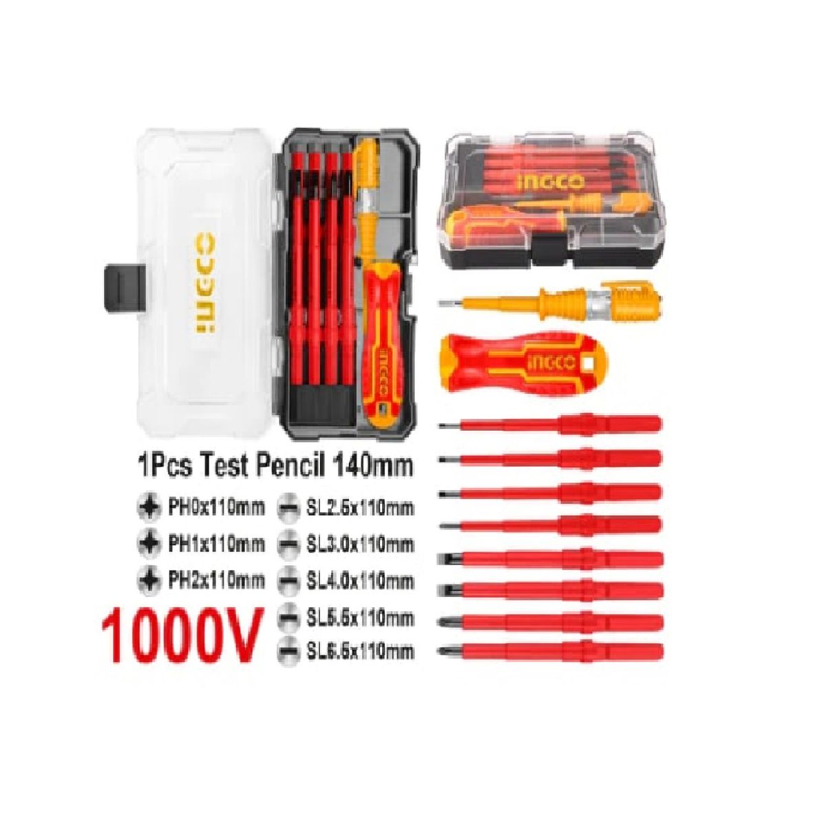 GENERICO - Set de Destornilladores Dieléctricos