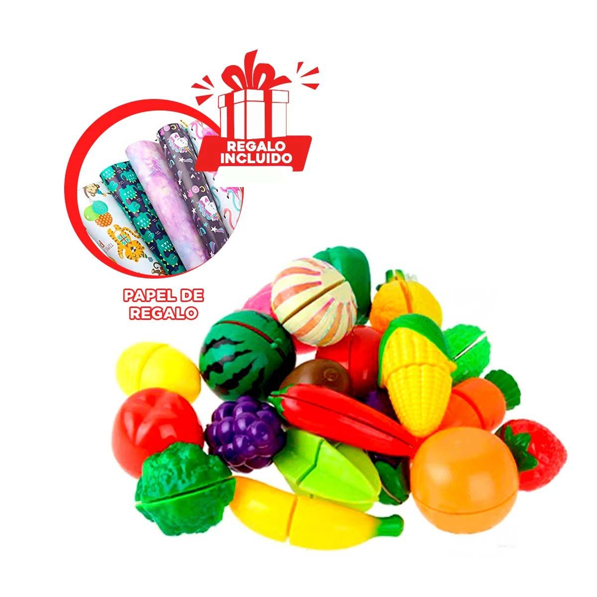 GENERICO - Pack12 Tabla Dinamica para Cortar Verduras Y+Papel de Regalo