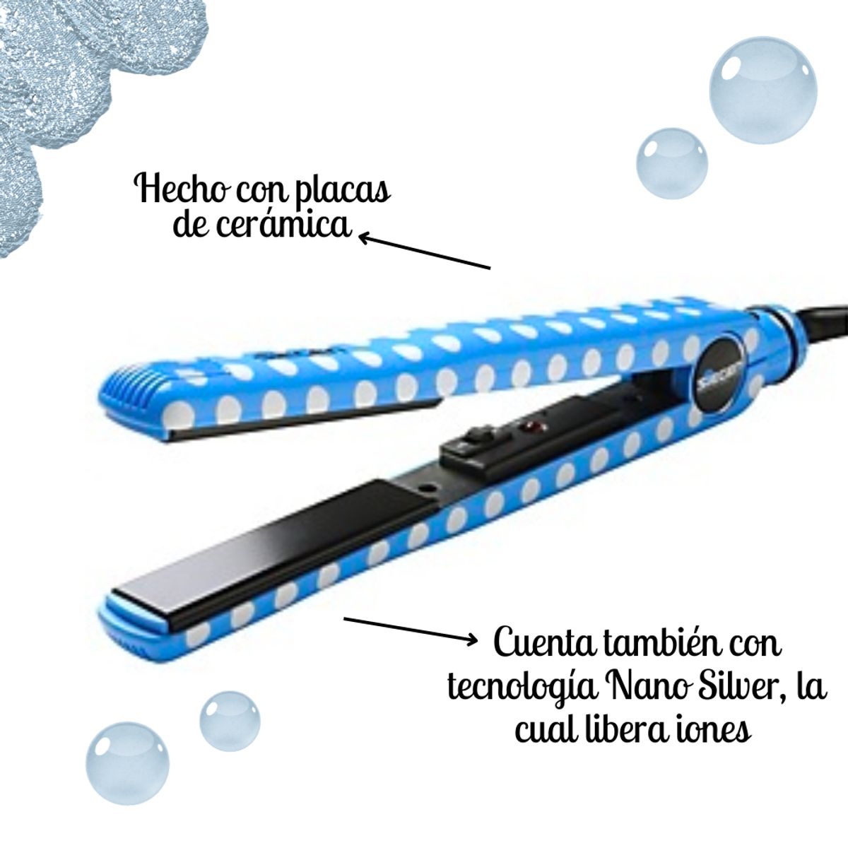 SIEGEN - Alisador Siegen Con Lunares - SG-3532