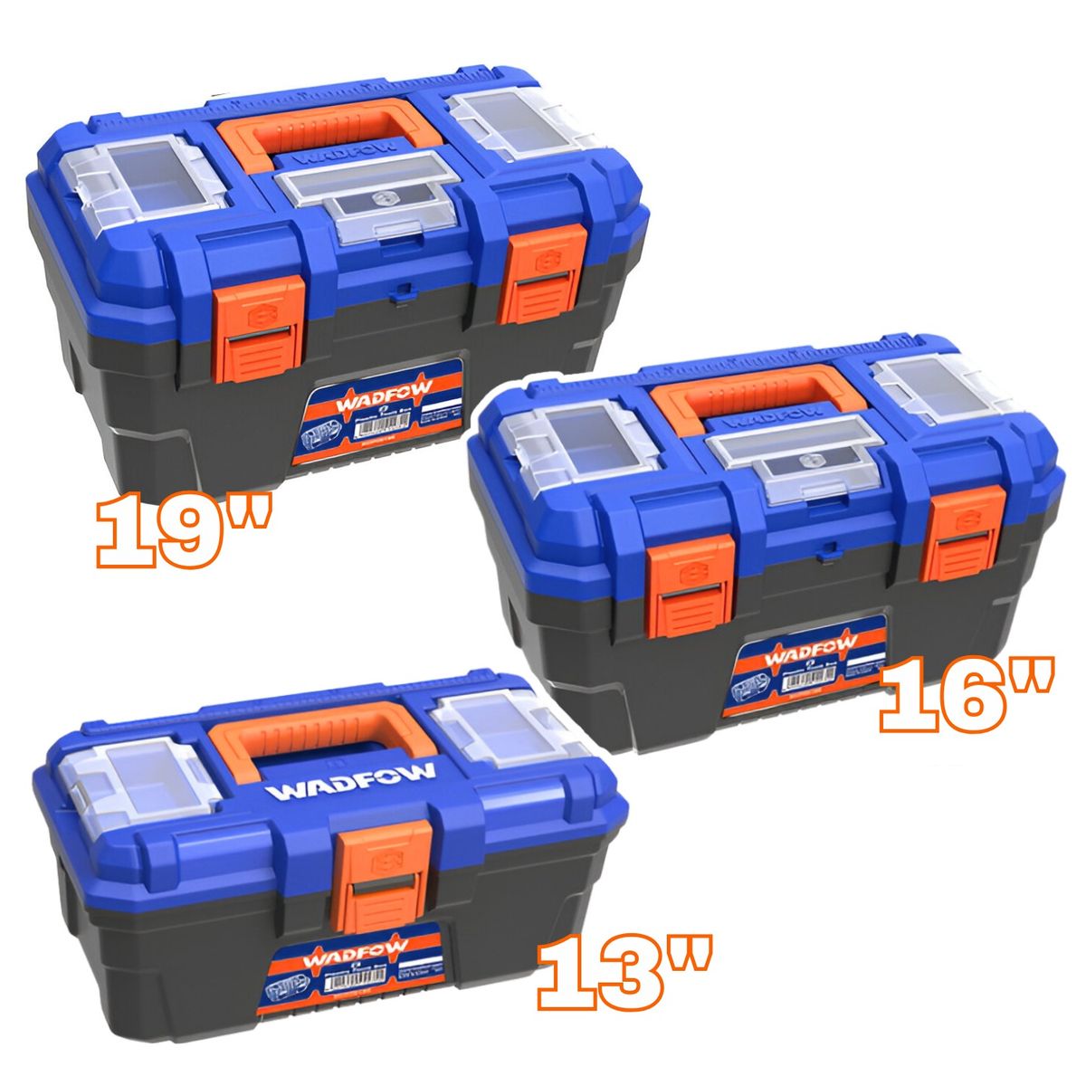 GENERICO - Set de Caja de Herramientas 3 en 1 Wadfow