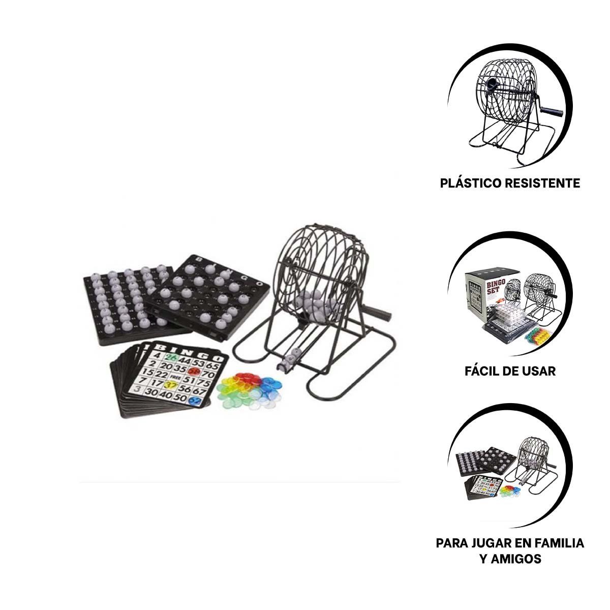 RYBIU IMPORT - Pack2 Juego de Bingo Estilo Clasico de Negro y Blanco