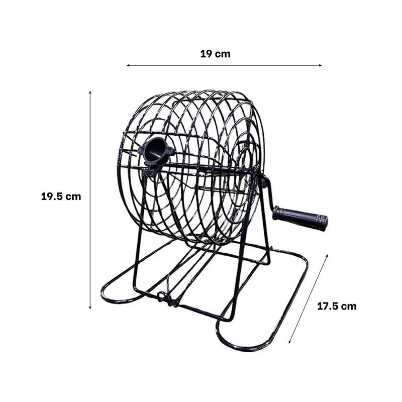 RYBIU IMPORT - Pack4 Bingo de 18 Cartillas Negro y Blanco Y+Regalo Agendita