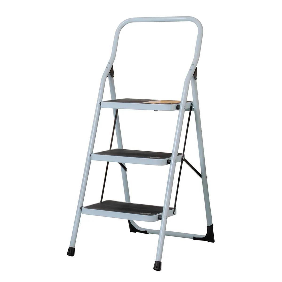 PRETUL - Escalera Tubular Plegable Pretul 3 Pasos 150Kg 24120