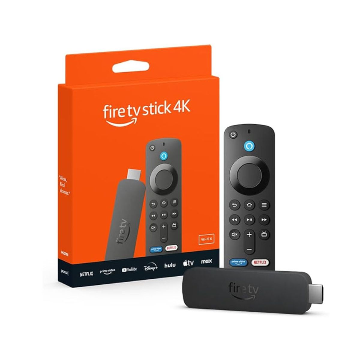 AMAZON - Amazon Fire TV Stick 4K Ultra HD (2° Gen) Con Alexa Voice Remote, Wi-Fi 6