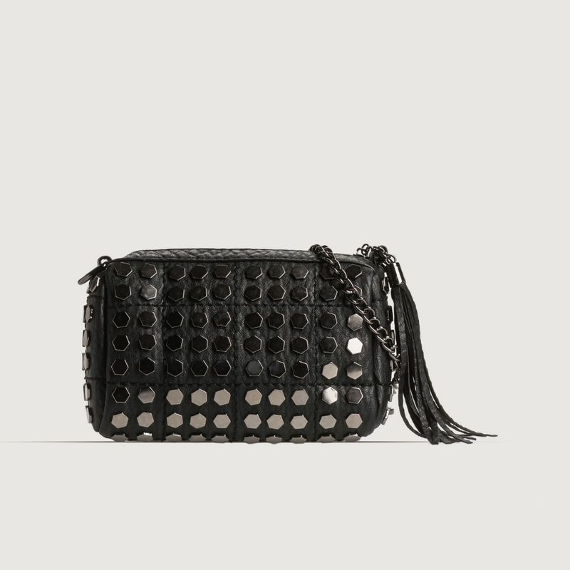 PRUNE - BANDOLERA MARION EFECTO CUERO