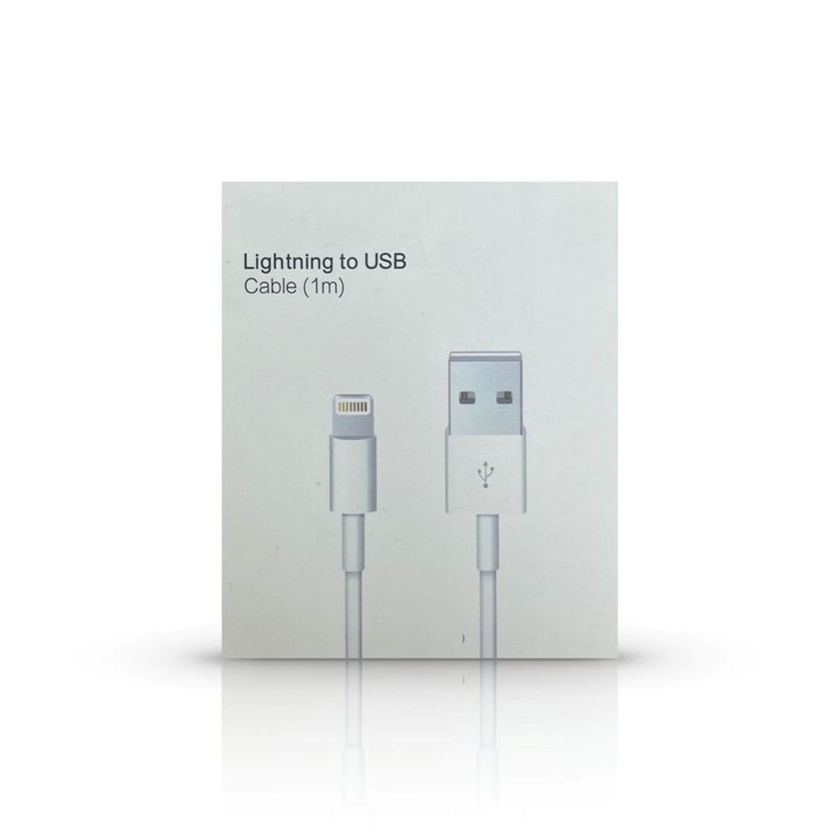 GENERICO - Cable USB a Lightning 1 METRO para CARGA RÁPIDA  Alternativo de 20W