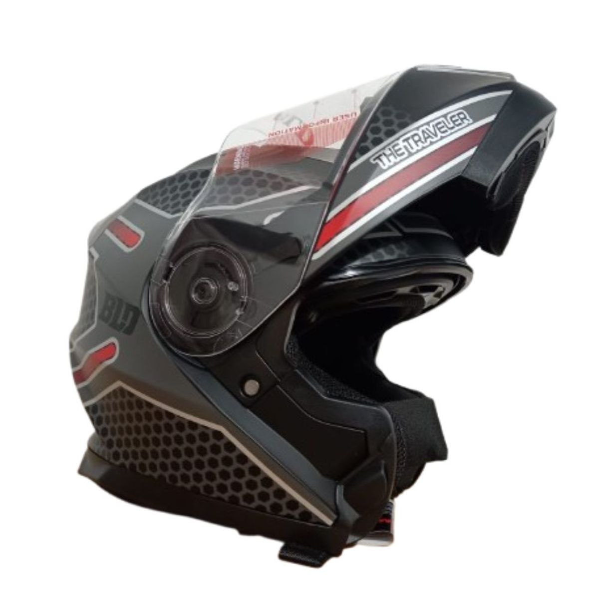 START FG - Casco de Moto Certificado Iron Lox Articulado e Integral