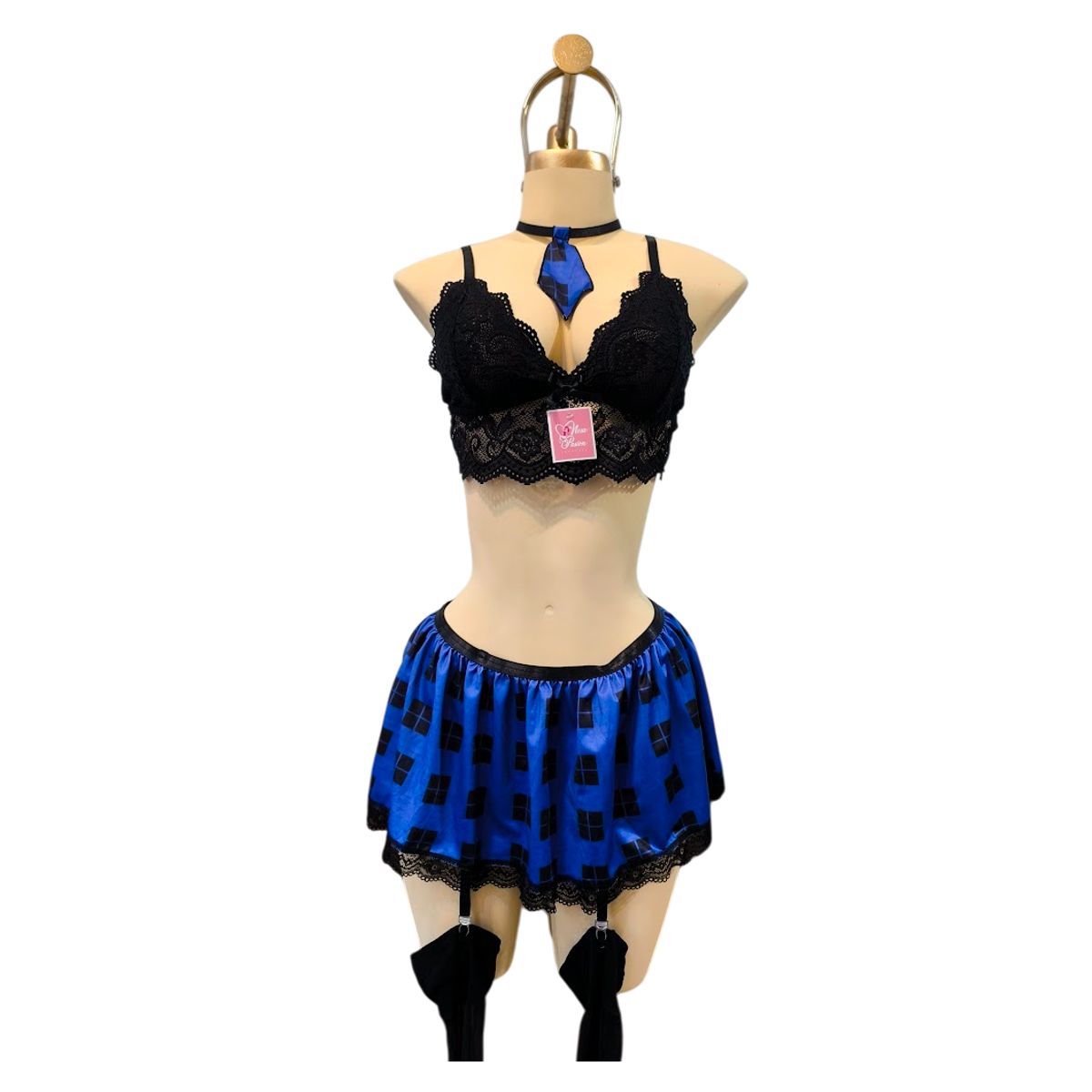 GENERICO - DISFRAZ COLEGIALA LENCERIA SEXY