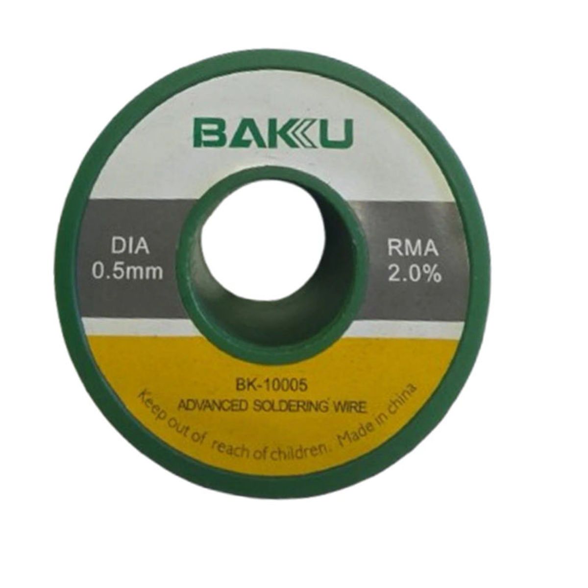 GENERICO - Rollo de Estaño Baku 05mm 50 gr BK-10005