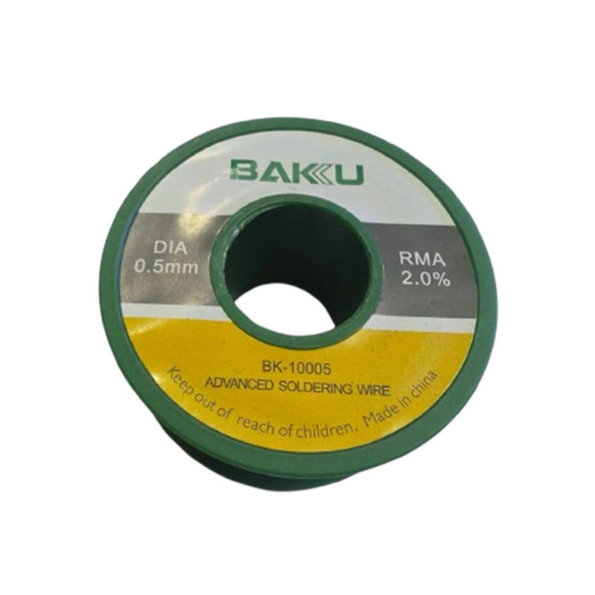 GENERICO - Rollo de Estaño Baku 05mm 50 gr BK-10005