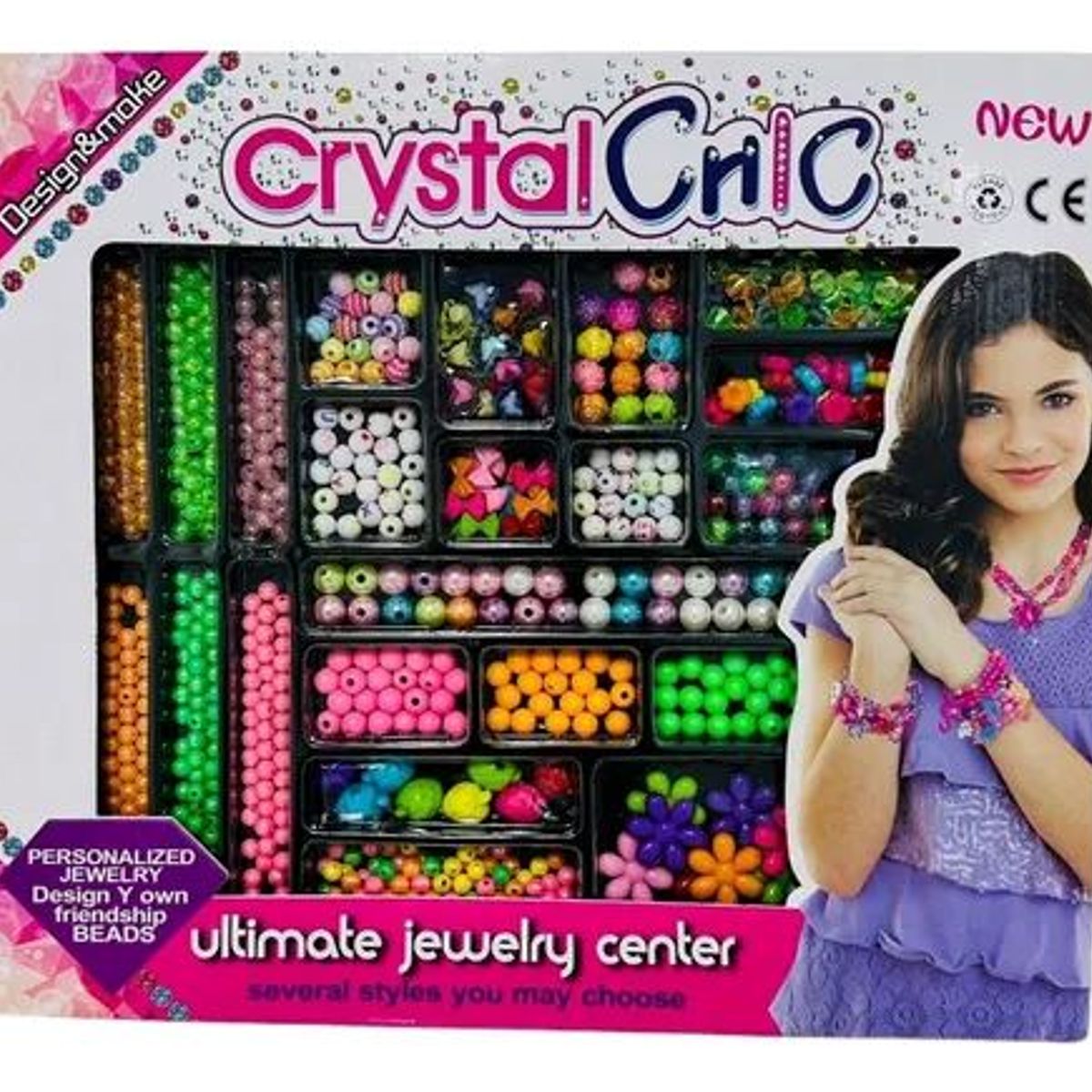 GENERICO - Set De Cuentas Para Pulseras De Colores