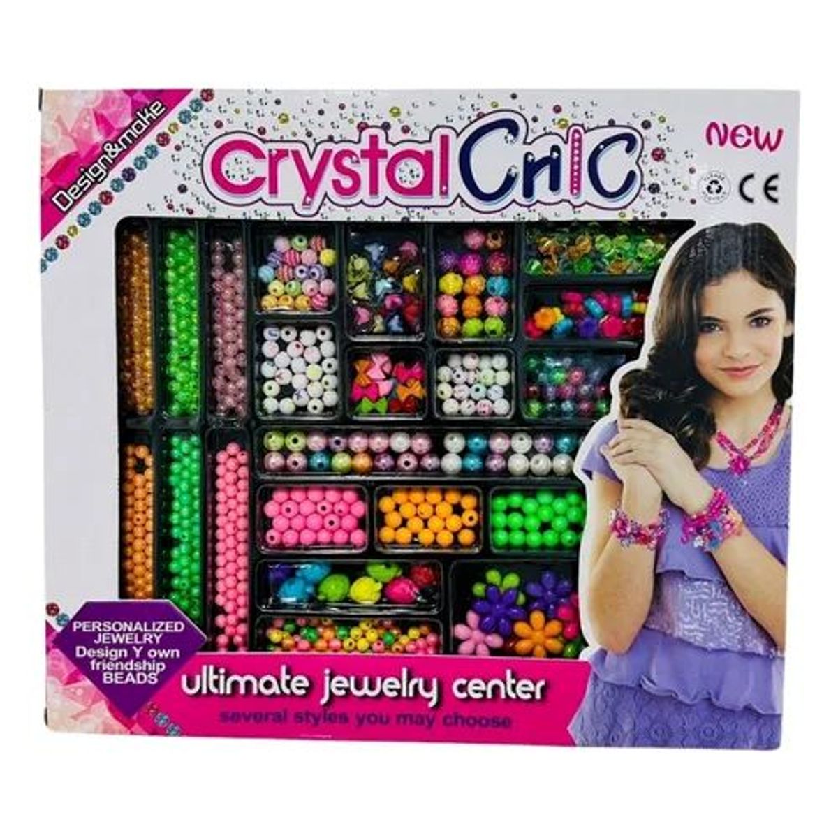 GENERICO - Set De Cuentas Para Pulseras De Colores