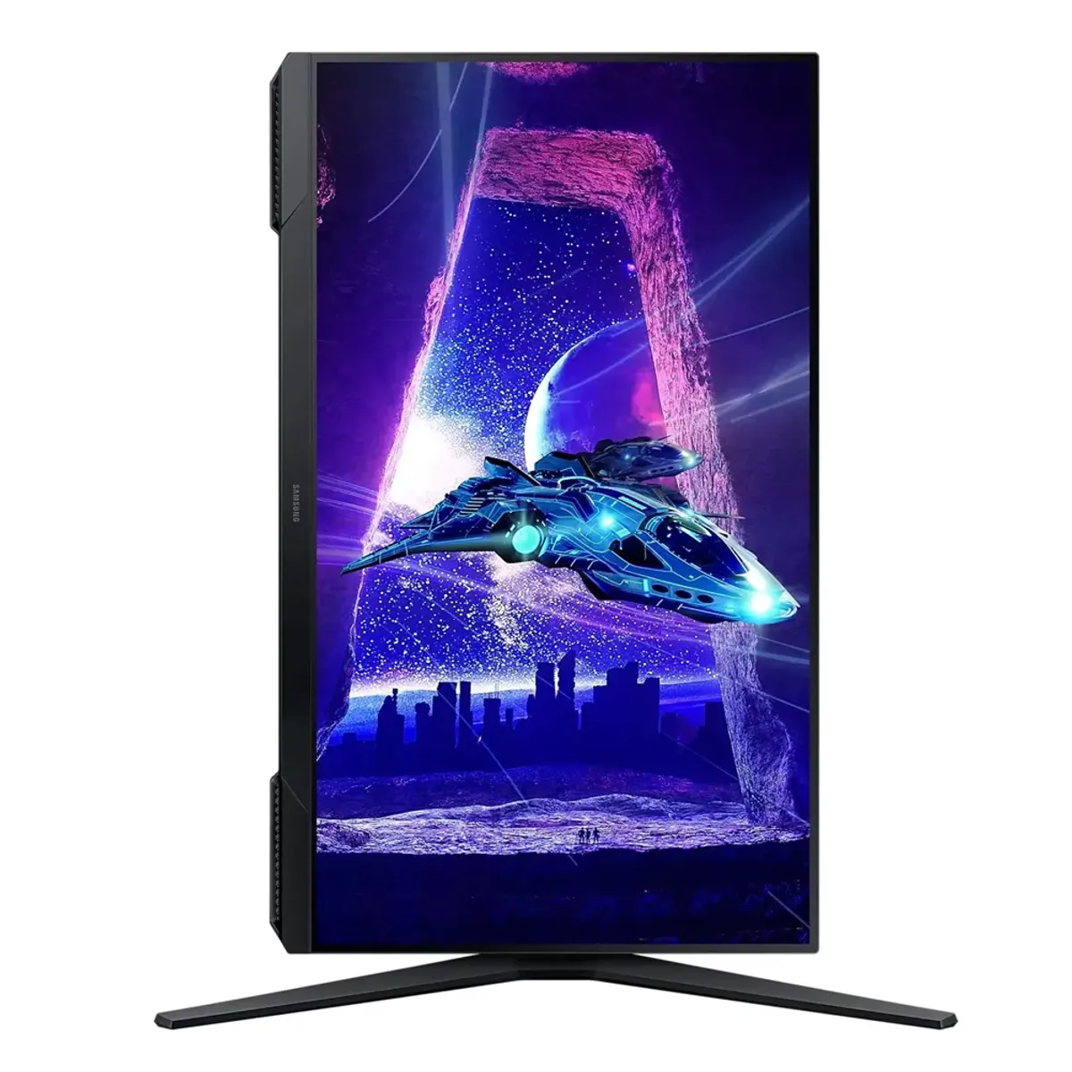 Monitor Gamer Samsung LS24DG300ELXPE Odyssey G3 24 FHD VA 180 Hz 1MS HDMI DP, marca SAMSUNG - Foto 2
